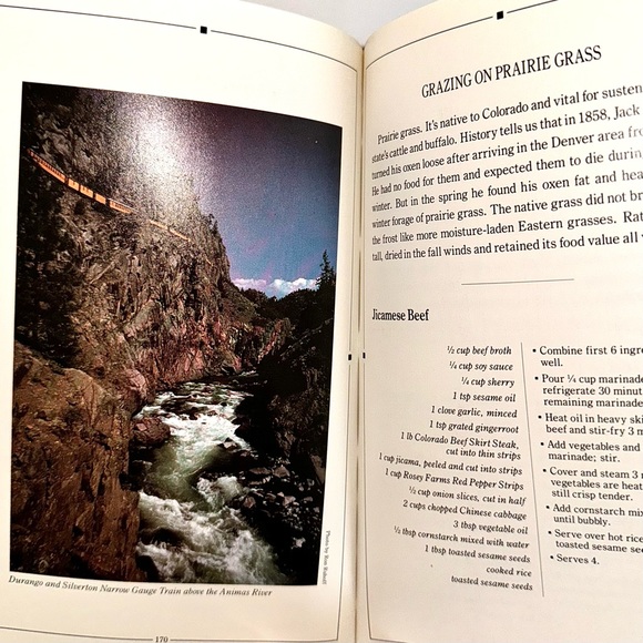 COOKBOOK - “Colorado High Country Cooking”, Hardcover, First Printing - Picture 7 of 11